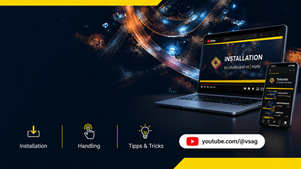 Video-Tutorials für vs | studio und weitere Lösungen Video-Tutorials für vs | studio und weitere Lösungen